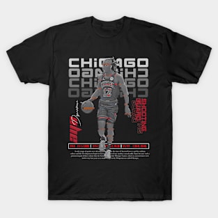 Ayo Dosunmu Basketball Art Bulls T-Shirt